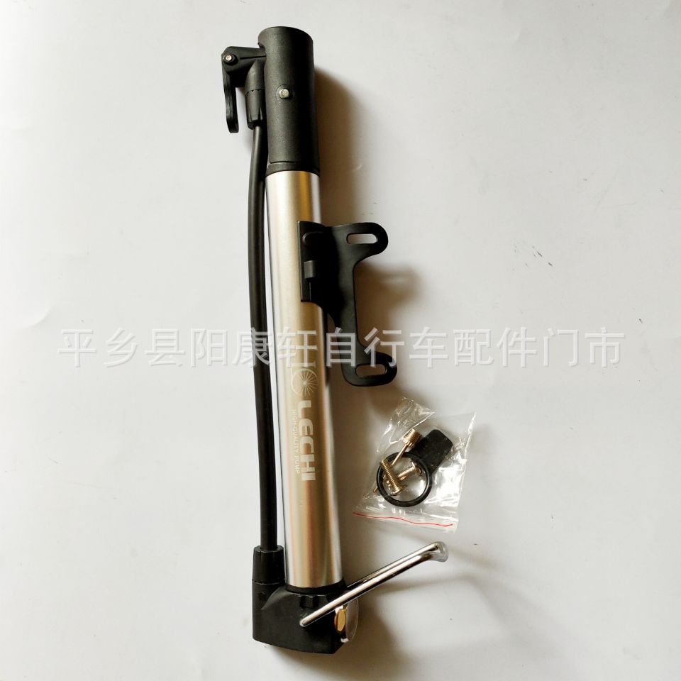 乐驰气筒 LC便携式迷你气筒 气压表气筒 可安装车架打气筒