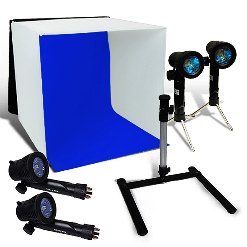 50cm профессиональная квадратная студия портативный 4 лампы для 4 фона ткани мягкого оборудования