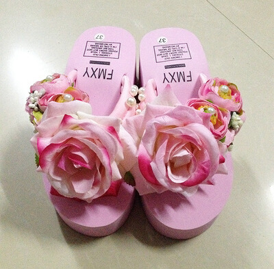 새로운 파운데이션 파우더 플로킹 로즈 티백