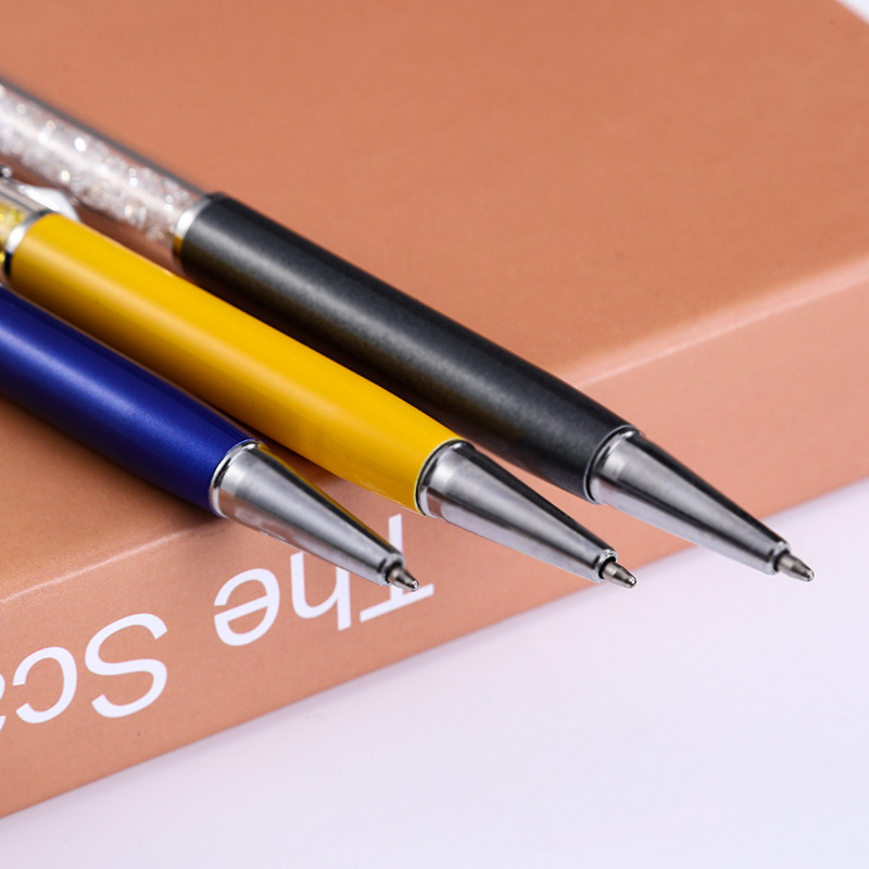 Fábrica al por mayor Bolígrafo De Metal pluma capacitiva letras pantalla táctil pluma de cristal Hotel publicidad pluma de regalo de negocios