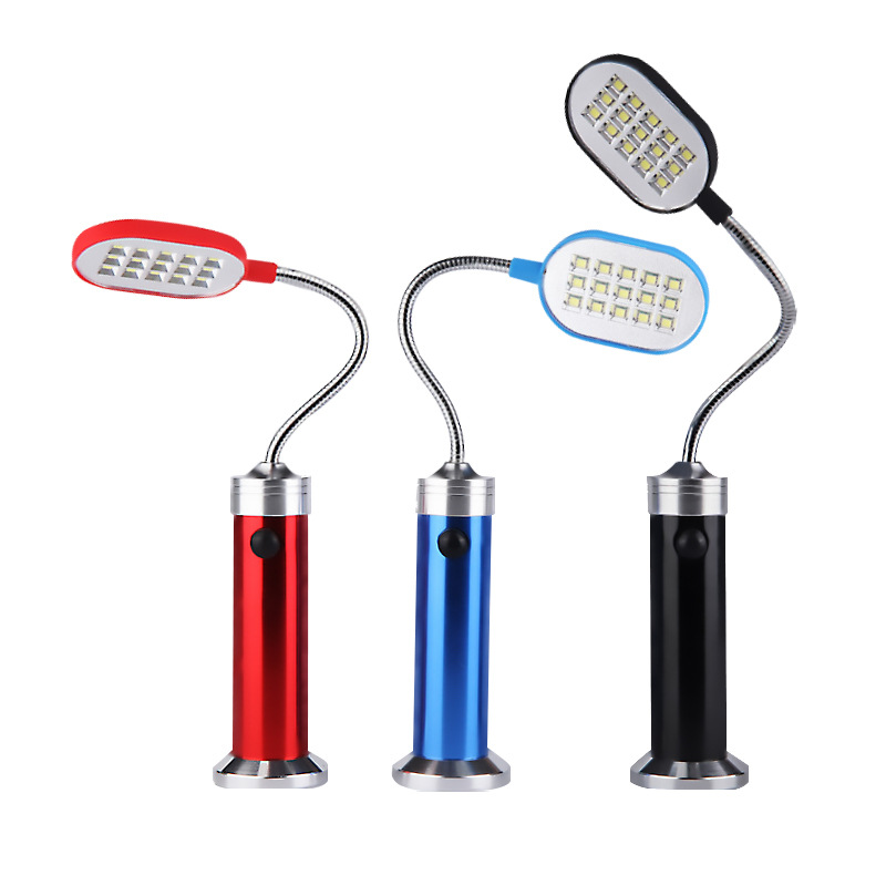 Nueva COB antena luz camping al aire libre camping luz 15LED resaltar manguera inferior imán protección ocular libro Pequeña lámpara de mesa