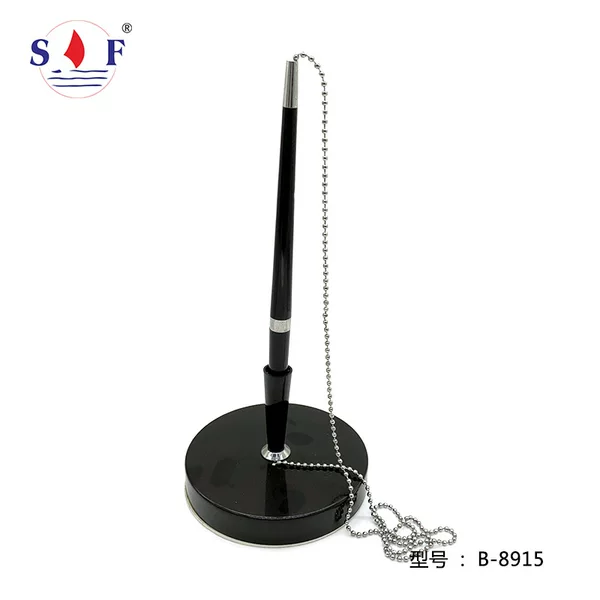 Desk Pen Fixed Signature Desk Pen Front Desk Signature Pen Anti-loss Sticky Table Pen Vertical Bank Counter Pen
