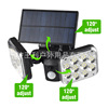 LED split street physiological induction sconce solar-powered for gazebo, 2020 years, human sensor