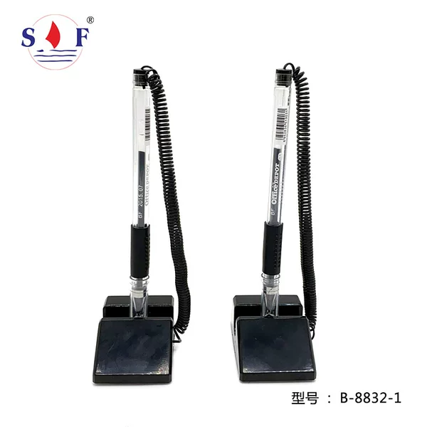 Factory supply signature desk pen advertising desk pen desktop pen bank counter signature pen wholesale processing