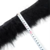 Black vascular velvet strip 1 piece 50cm