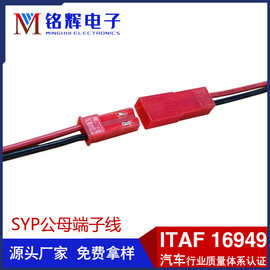 SYP-2P端子线3239#24红杜邦线LED灯线 2.54公母JST空接航模对插线