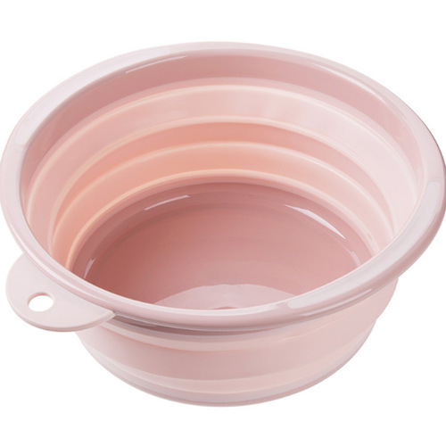 Household large foldable face basin, student dormitory foot basin, outdoor travel portable small laundry basin