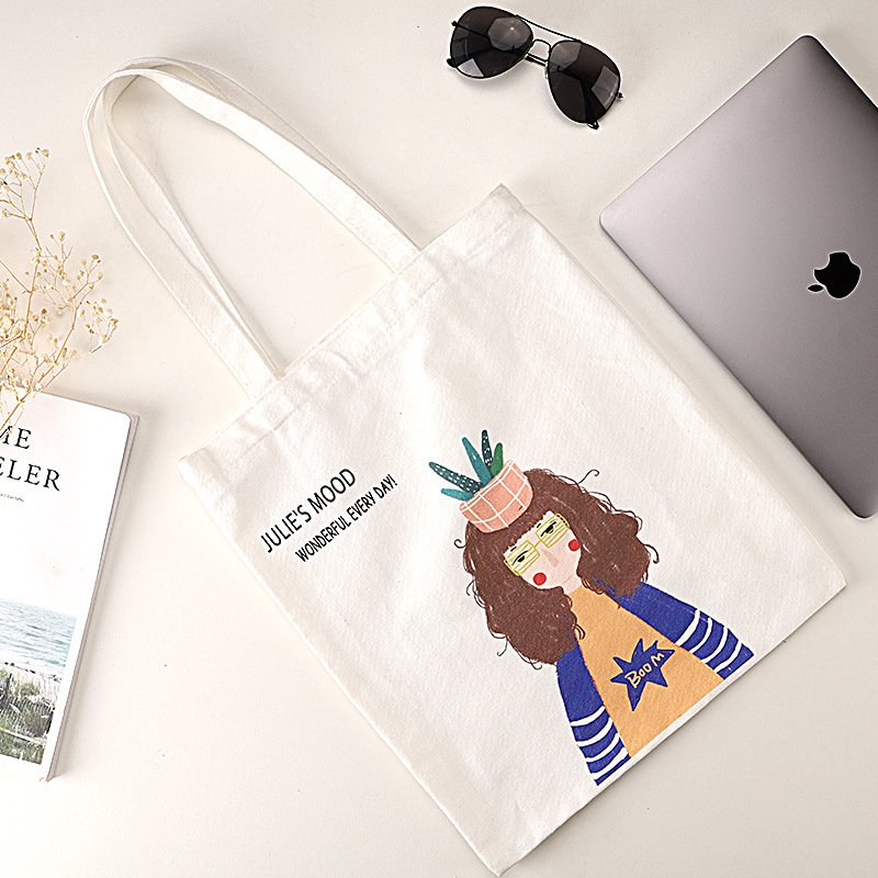 厂家批发手提帆布袋批发空白时尚手提购物袋广告宣传棉布袋印logo