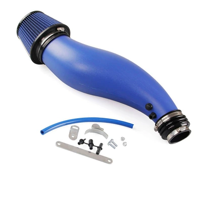 Car modified intake pipe intake Sorma kollektoru (Giriş) - blue