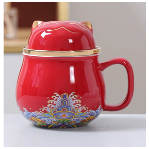 Lucky Cat Office Cup-Jihong
