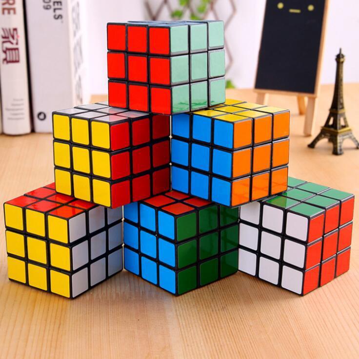 Children's Toy Puzzle Rubik's Cube Smooth Third-Order Intelligence Development Decompression Rubik's Cube 2 Yuan Store Supply Kindergarten Gift