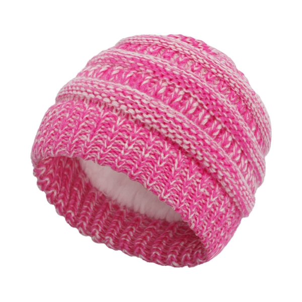 Hat-rose red and white