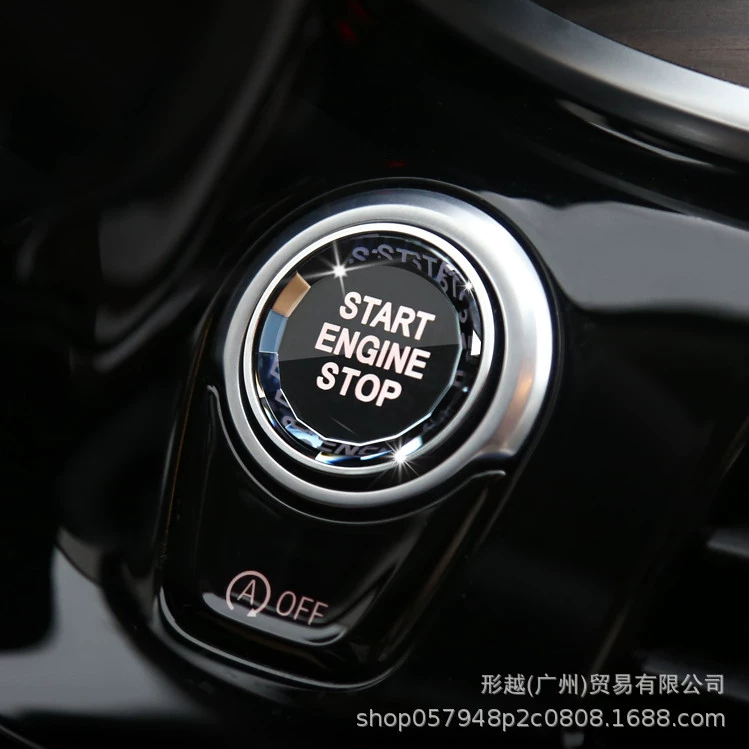 Подходит для BMW 3-й серии 5-й серии кнопка Start Decoration Patch 6GT7 серия x1x2x3x4x5x6 интерьерные кнопки