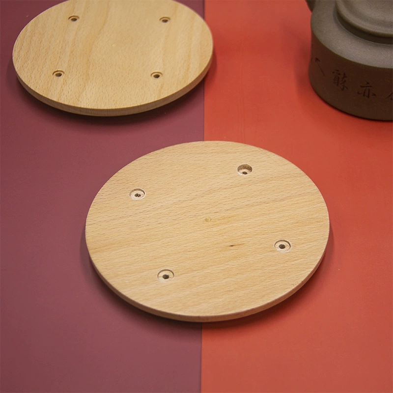 Material crafts, solid wood base, base, black gloss base, craft base ornaments wooden
