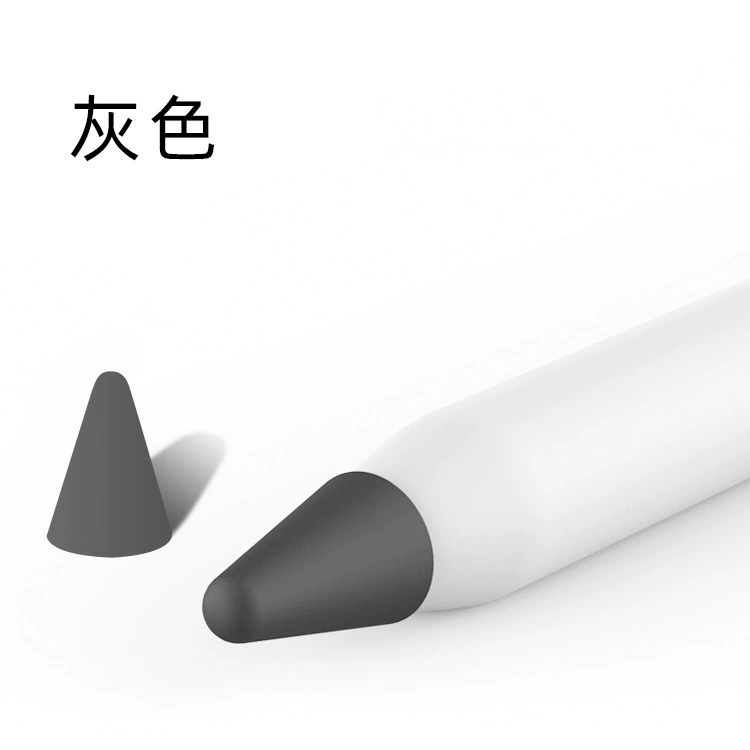 Силиконовая крышка-колпачок (для Apple Pencil) — противоскользящее защитное колпачок, 1×0.5 см, многоцветный