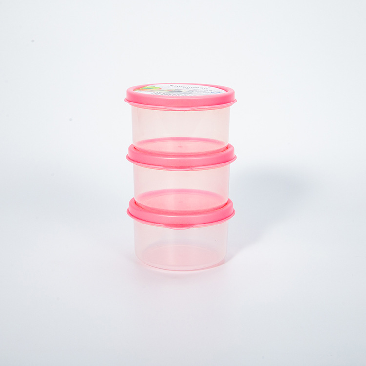 Pequeño tamaño mini caja de plástico sellada caja de suplemento de alimentos infantiles caja de muestra de comida de cantina Escuela de Kindergarten