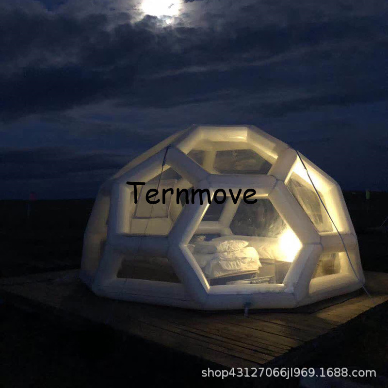 户外透明星空野营露宿足球民宿充气泡泡屋帐篷Inflatable tent