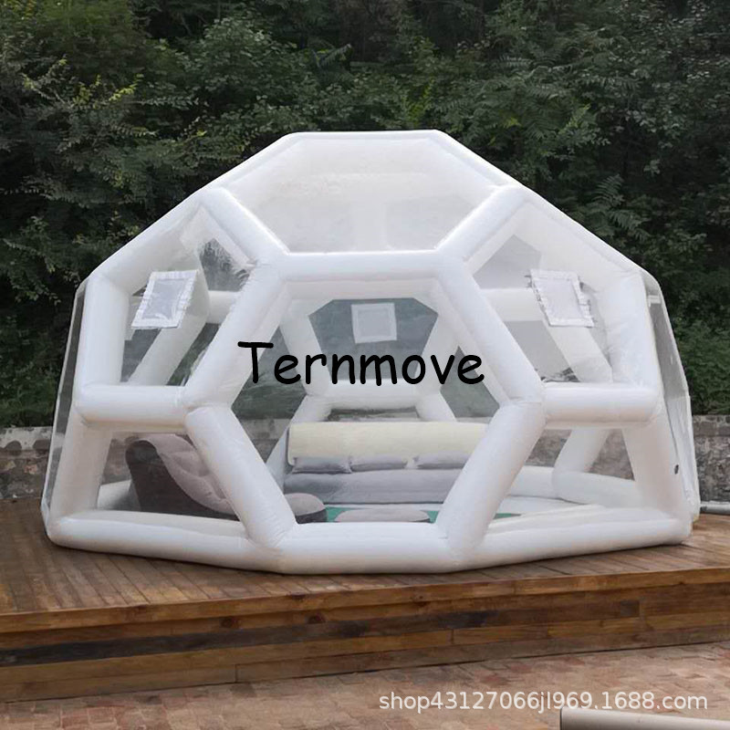 充气足球帐篷户外景区星空透明泡泡屋酒店抖音网红同款民宿气泡屋