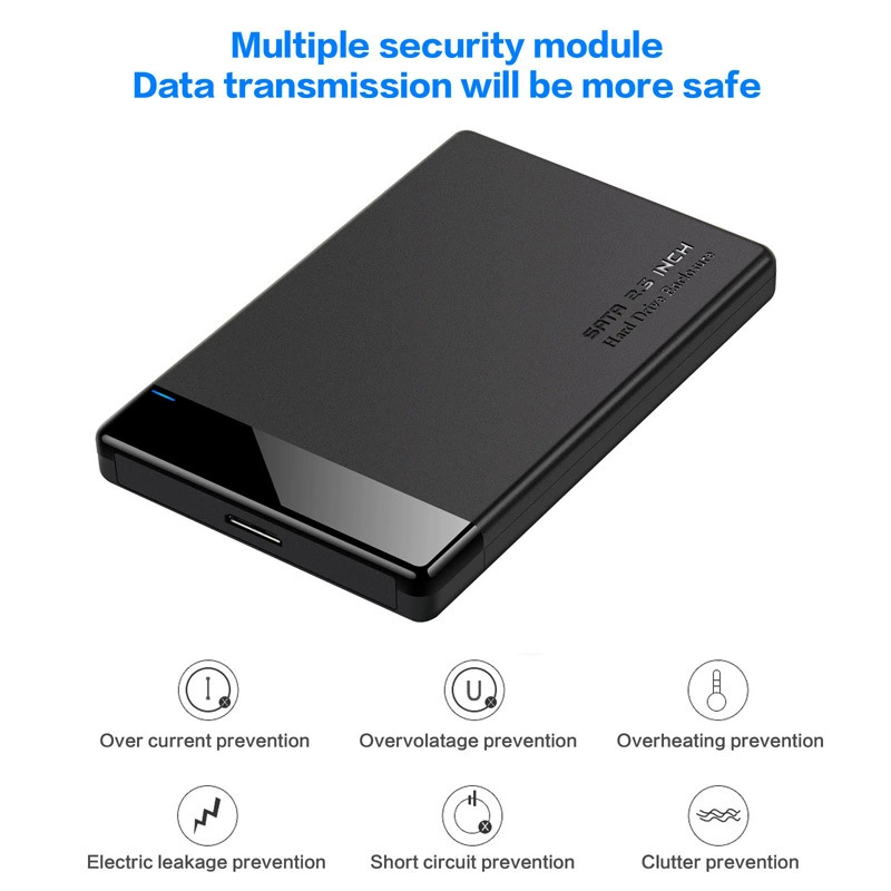 Корпус для мобильного SATA жесткого диска 2.5 дюйма USB 3.0 прямые продажи с завода