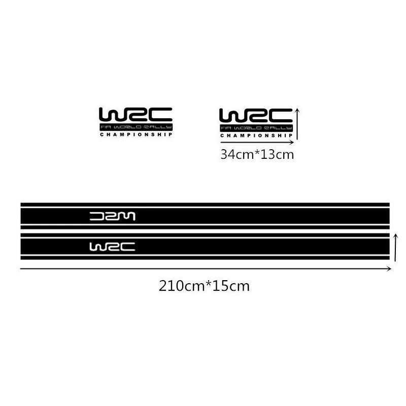 Прямые продажи WRC гоночная полосатая наклейка на кузов автомобиля в полоску с цветочным татомом, клетчатый флаг, боковой юбки, спортивная версия универсальная