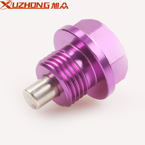 Source factory car modified oil pan screw magnetic oil drain screw aluminum alloy gearbox magnetic oil drain plug