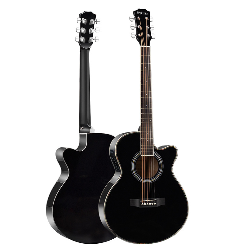 40-inch folk guitar adult musical instrument electric box guitarEQ model basswood guitar jita factory direct sales four-band EQ 5