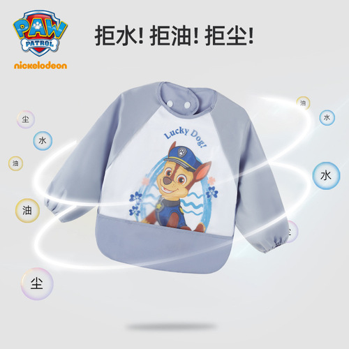 Doggie Team Children's Hooded Sweatshirt, Kids Eating Shirt, Waterproof, Stain-Proof, Mess-Proof Bib for Boys and Girls, Wholesale
