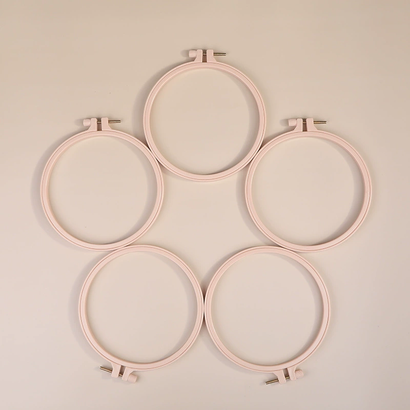 Новая вышивка крестиком своими руками Регулируемая вышивка эластичный цвет пластик ручной работы имитация бамбука кольцо для вышивки пластиковая вышивка эластичная Настройка