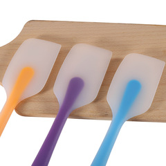 Thick large one-piece semi-transparent silicone spatula cream cake spreader snowflake candy nougat baking tool