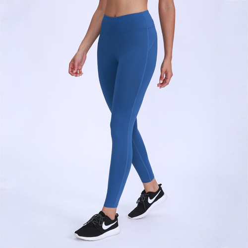 Lulu Women's Thin Summer Yoga Pants, European and American Yoga and Fitness Pants, High-Waisted Elastic Quick-Dry Leggings, Base Tight Leggings