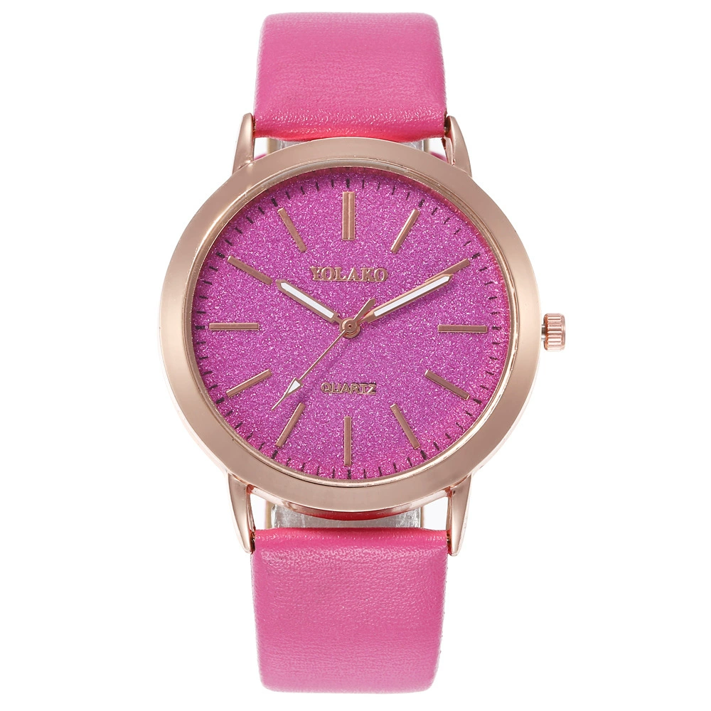 Casual Bracelet and Quartz Watch Set, Fashion Jewelry, Multiple Colors, 23.5 cm