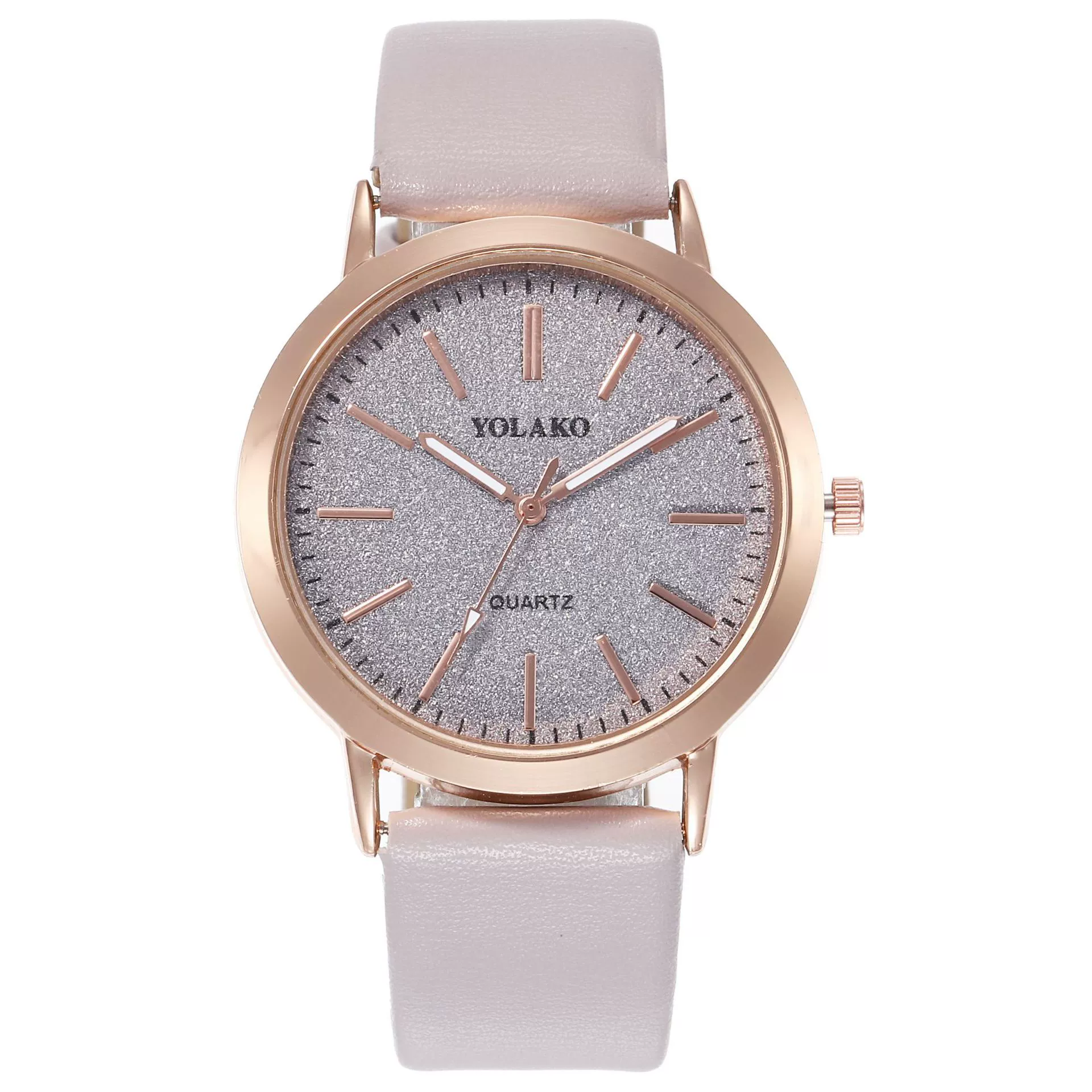 Casual Bracelet and Quartz Watch Set, Fashion Jewelry, Multiple Colors, 23.5 cm