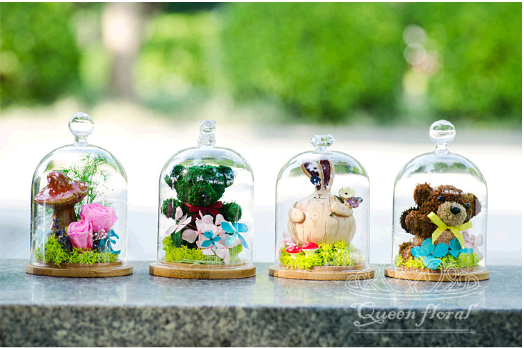 glass resin decor for St. Valentine's Day