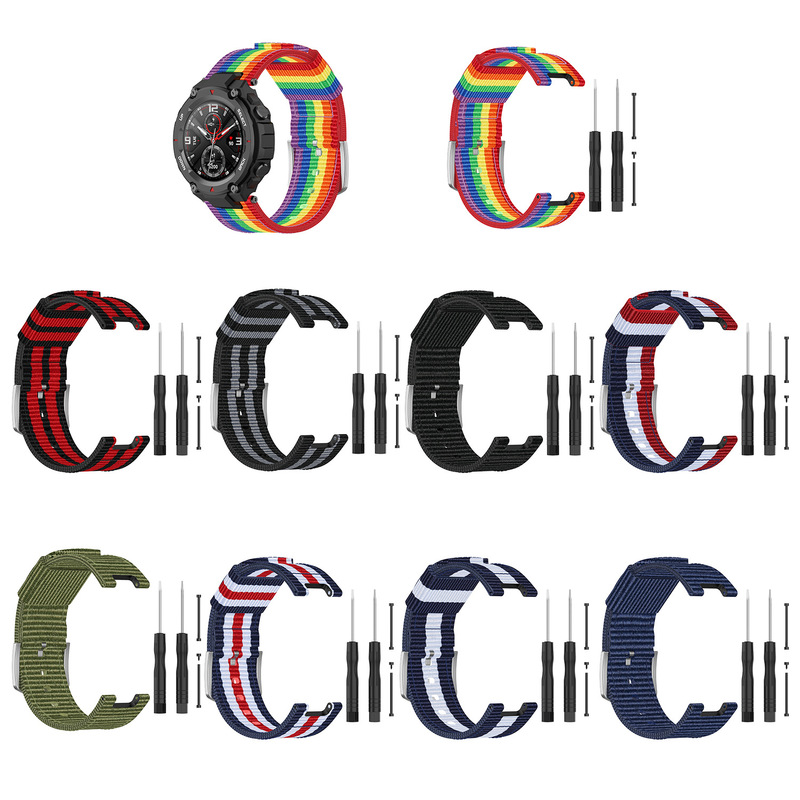 For Huami Amazfit T-Rex A1918 Tyrannosaurus Rex Sport Watch Strap T-Rex2 Sail Strap