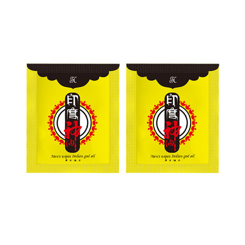 TONOHIME男用延迟控时湿巾印度神油湿巾1片装 成人情趣性用品批发
