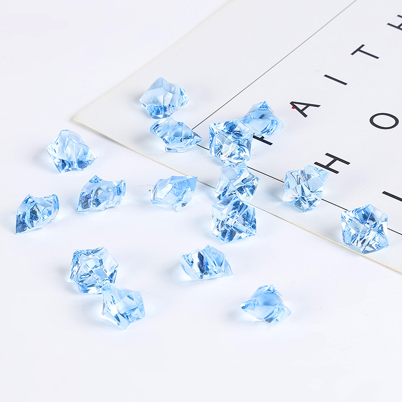 Plastic ice cubes