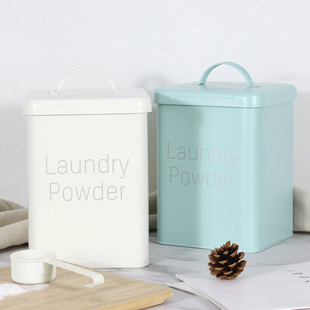 Source factory storage bucket sealed high color value Nordic ins washing powder flour cat and dog storage bucket rice bucket 10kg