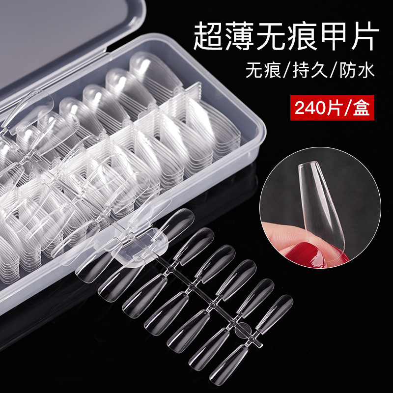 Carefully Selected Manicure 240 Pieces, Highly Transparent, Ultra-Thin, Traceless Nails, Easy to Operate, Wearable Nails, No Engraving and Grinding, Full Nail Stickers Carefully Selected Manicure 240 Pieces, Highly Transparent, Ultra-Thin, Traceless Nails, Easy to Operate, Wearable Nails, No Engraving and Grinding, Full Nail Stickers