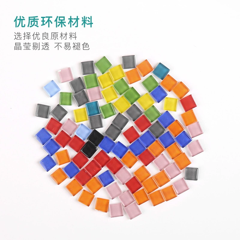 Детский Творческий сделай сам материал ручной работы стеклянная мозаика Свободный Кристалл каменная мозаика 100 г костюм