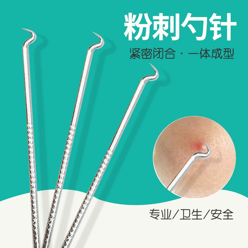 Ложка иглы из нержавеющей стали гальванические акне иглы полировки высокого качества из нержавеющей стали акне иглы высокого качества акне иглы угрей игла