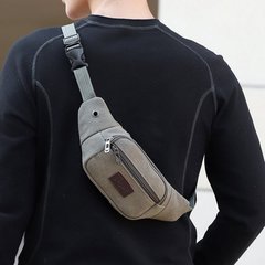 Summer Market Stall Cashier Waist Bag for Men Canvas Retro Crossbody Hip Bag Rider Closest Phone Bag Best Selling