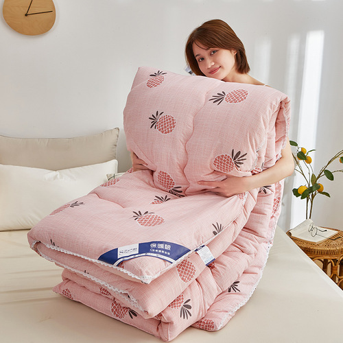 Unprinted style quilt, winter quilt, washed cotton winter quilt, spring and autumn quilt, thickened warm quilt core, autumn and winter gift quilt wholesale