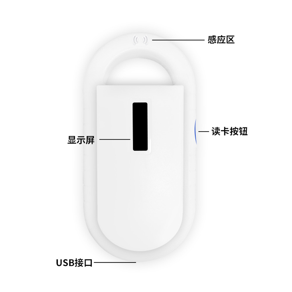 Pet Chip 134,2 kHz lector de tarjetas escáner de FDX-B de identificación de animales tubo de vidrio lector de etiquetas