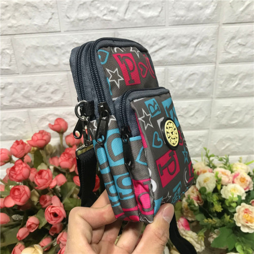 Lifestyle arm bag, double-layer arm bag, triple-layer arm bag, crossbody strap can be worn on one shoulder, phone bag