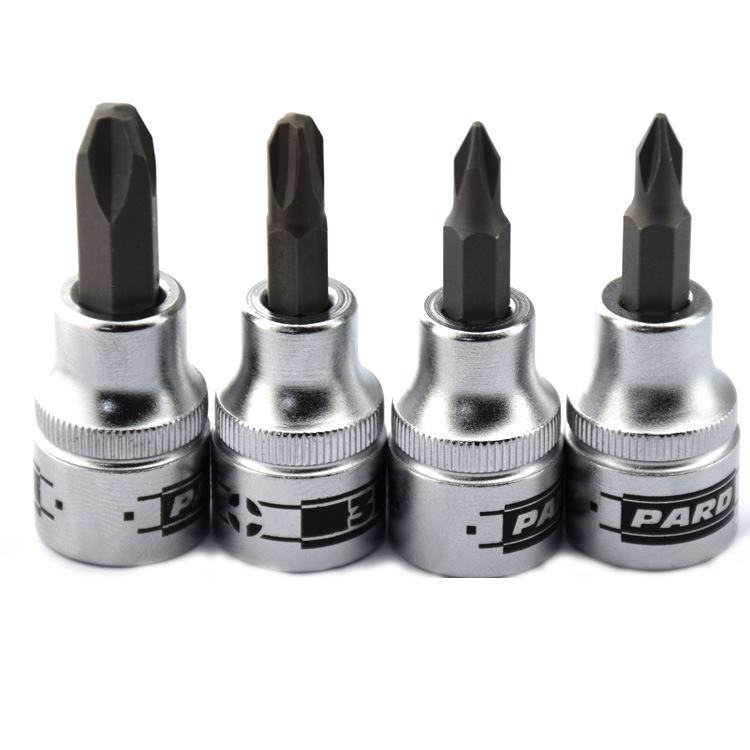 正品美国PARD 进口 十字型 旋具套筒头 3/8 批头 PH0 PH1 PH2 PH3