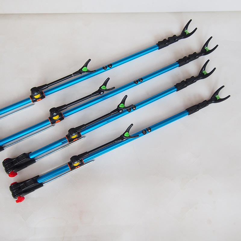 Fishing Rod Bracket Aluminum Alloy Battery Rod Retractable Rod Bracket Fishing Bracket Fishing Gear
