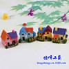 Country resin, house, flowerpot, decorations, jewelry, micro landscape, European style