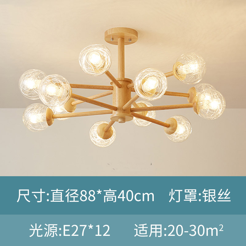 12-cabeza-pantalla de alambre de aluminio-luz blanca