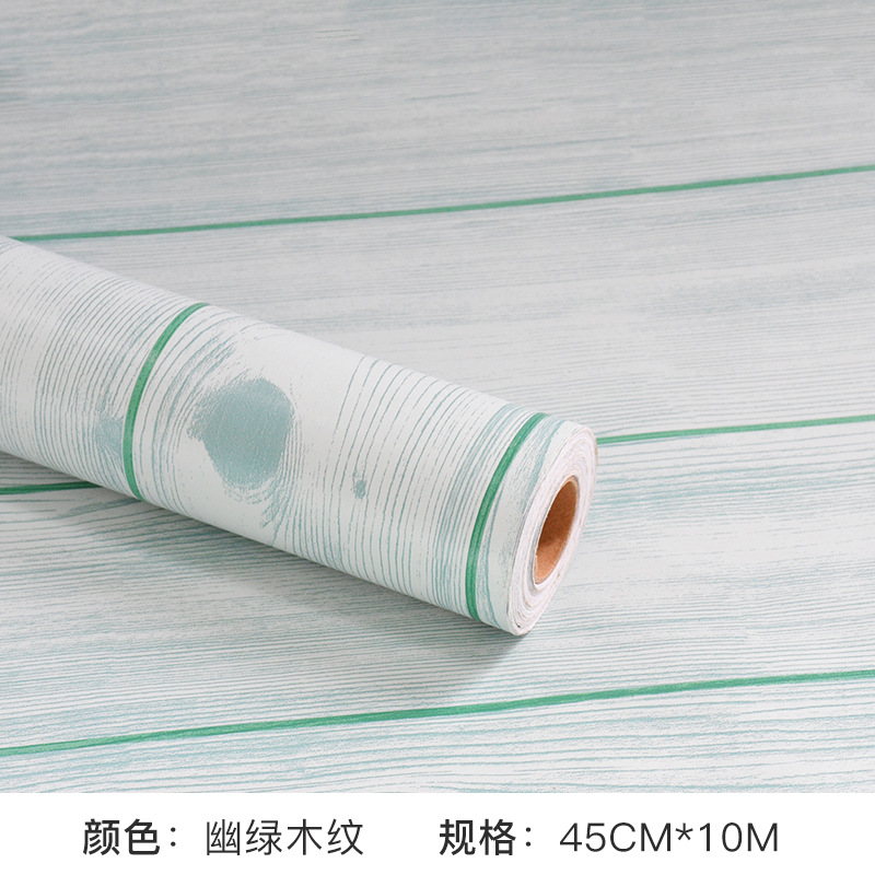 녹색 나뭇결/폭 45cm * 10 m