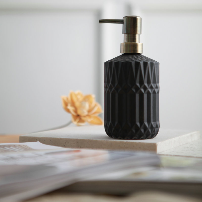 De estilo europeo mate loción aerosol color artesanía vidrio sub-botella hogar creativo Hotel suministros baño desinfectante de manos botella de vidrio